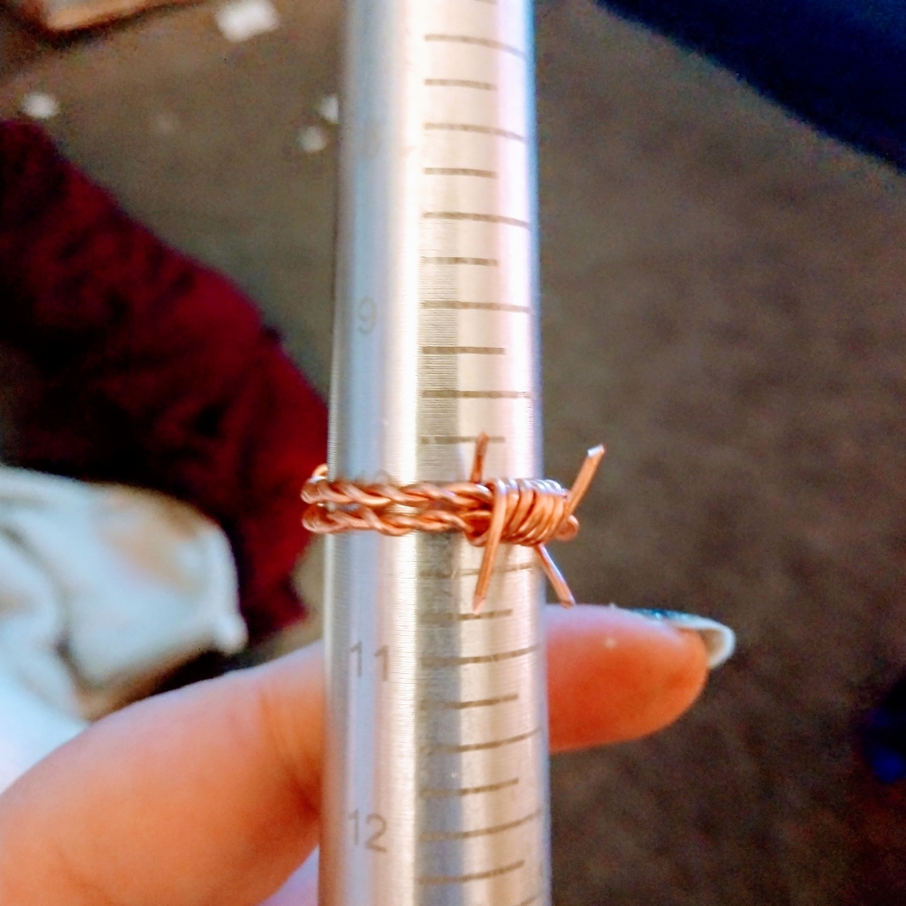 Men's Barbed Wire Rings - Picture 2 of 3